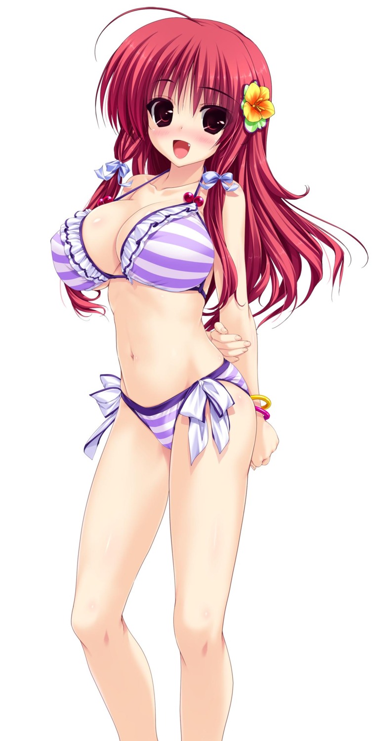 bikini cleavage prism_recollection renjou_sayaka shintarou swimsuits