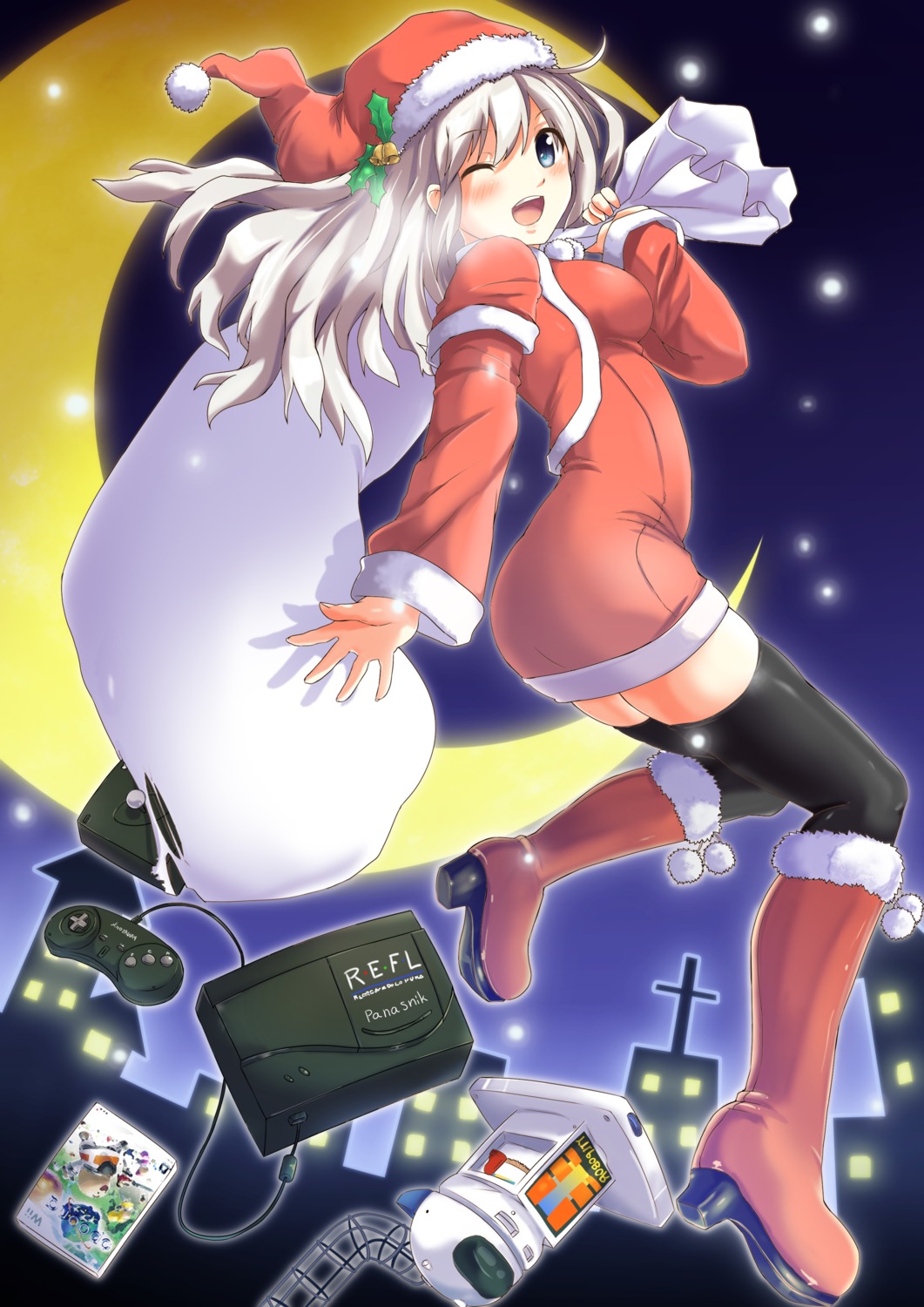 anonimasu christmas thighhighs