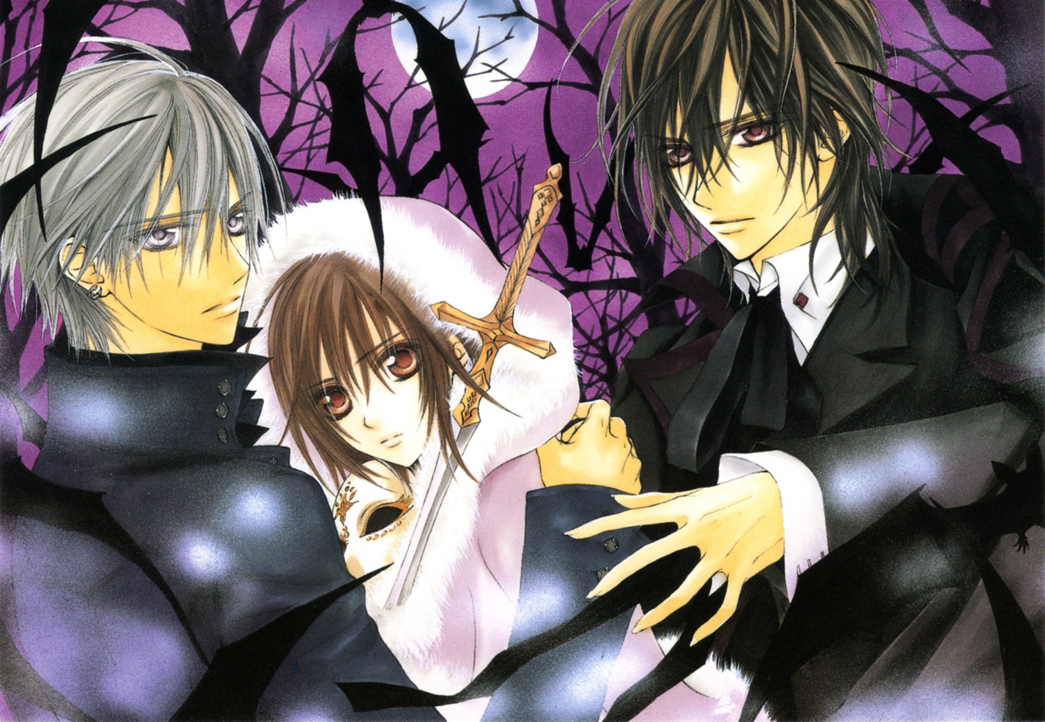 cross_yuuki hino_matsuri kiryuu_zero kuran_kaname vampire_knight