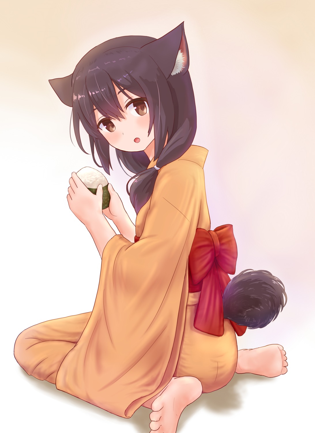 animal_ears iroha_(iroha_matsurika) kimono nekomimi tail