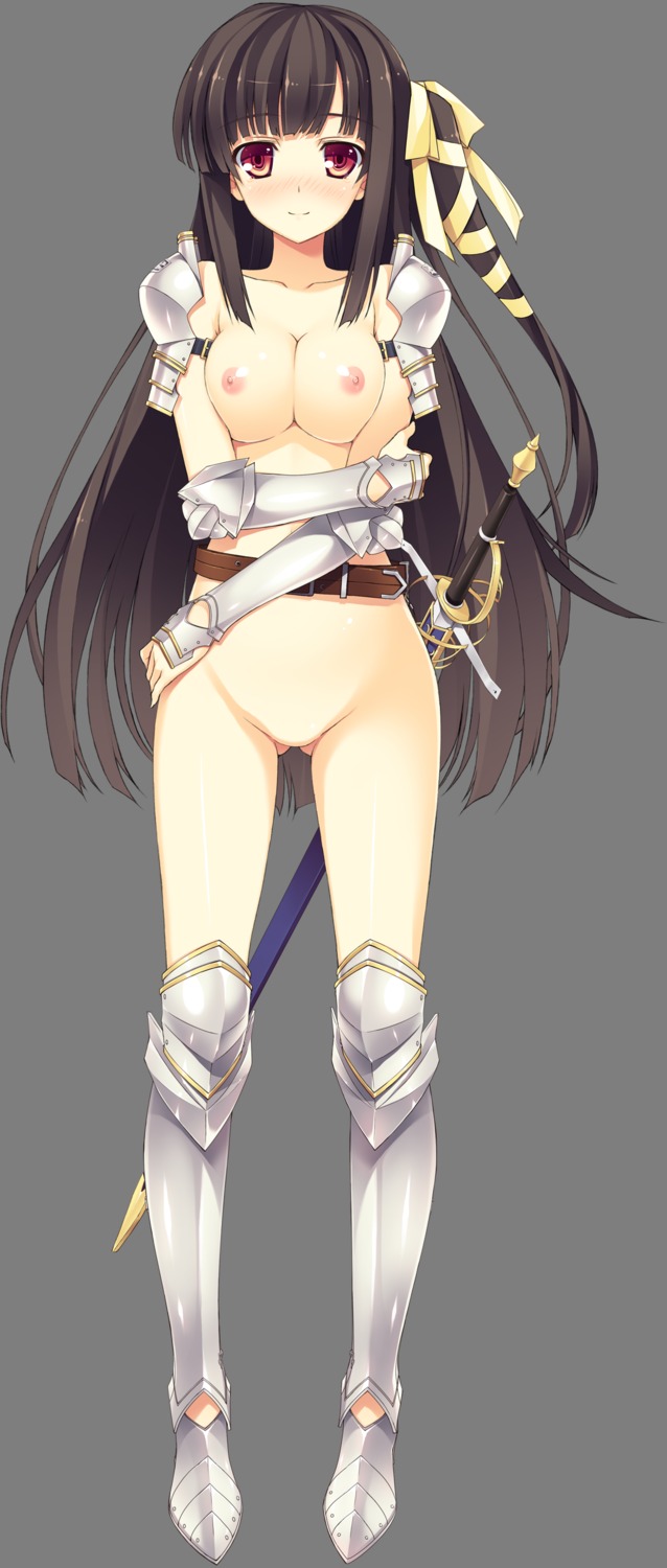 armor effordom_soft koikishi_purely_kiss naked nipples shidou_mana transparent_png yuuki_hagure