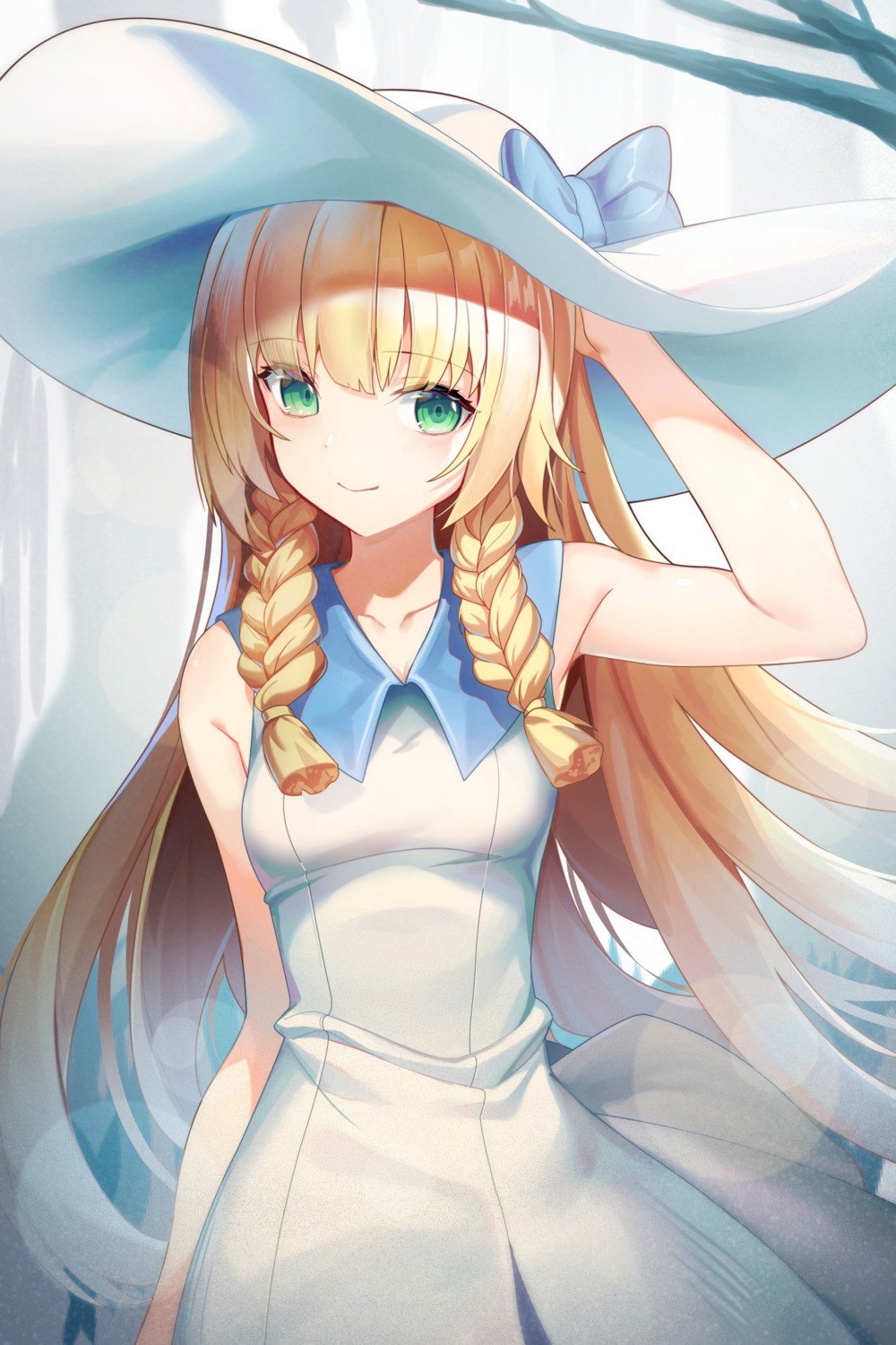 dress lillie_(pokemon) pokemon pokemon_sm pokemon_usum sugar_(dndi888) summer_dress