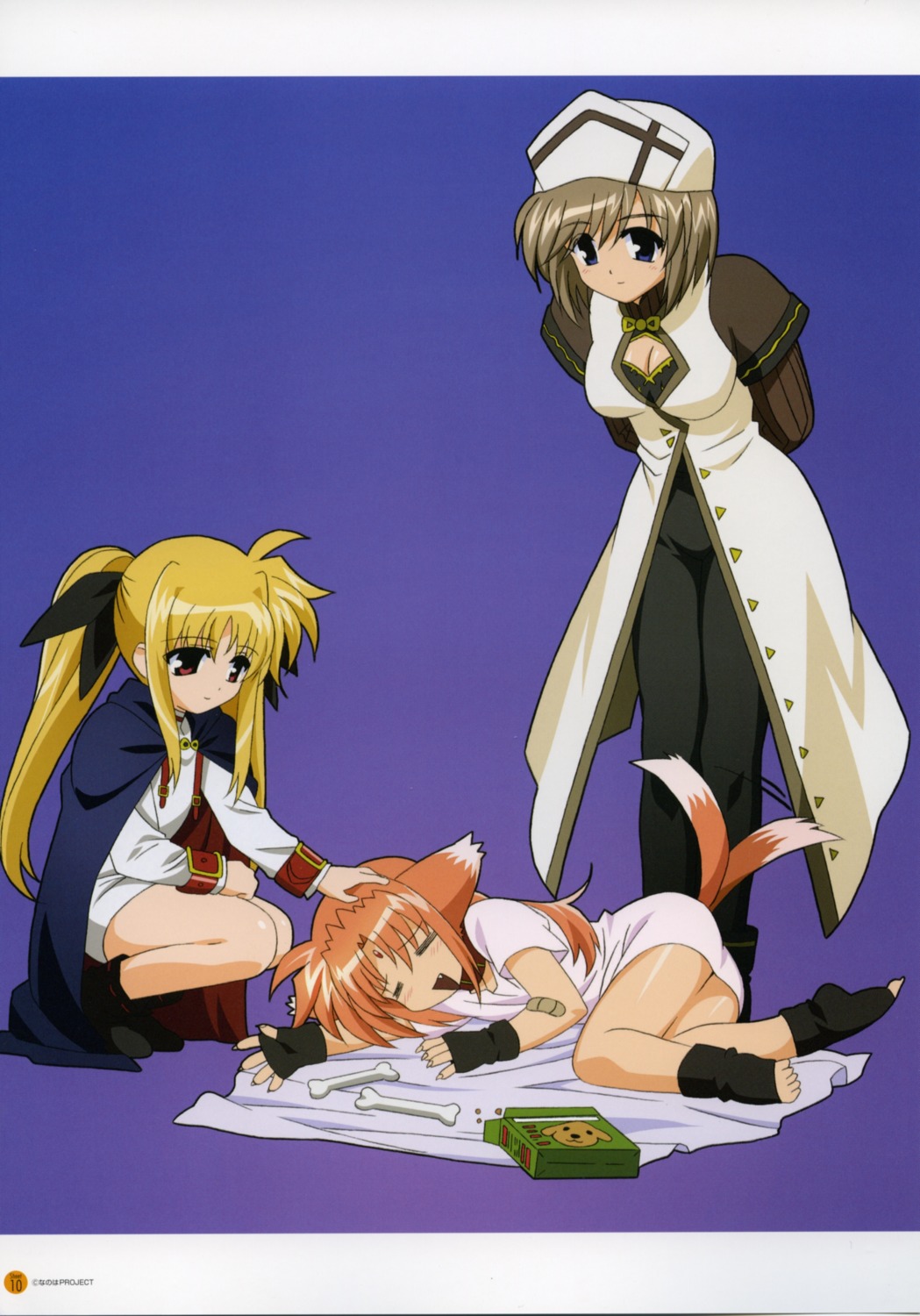 arf fate_testarossa linith mahou_shoujo_lyrical_nanoha okuda_yasuhiro tail