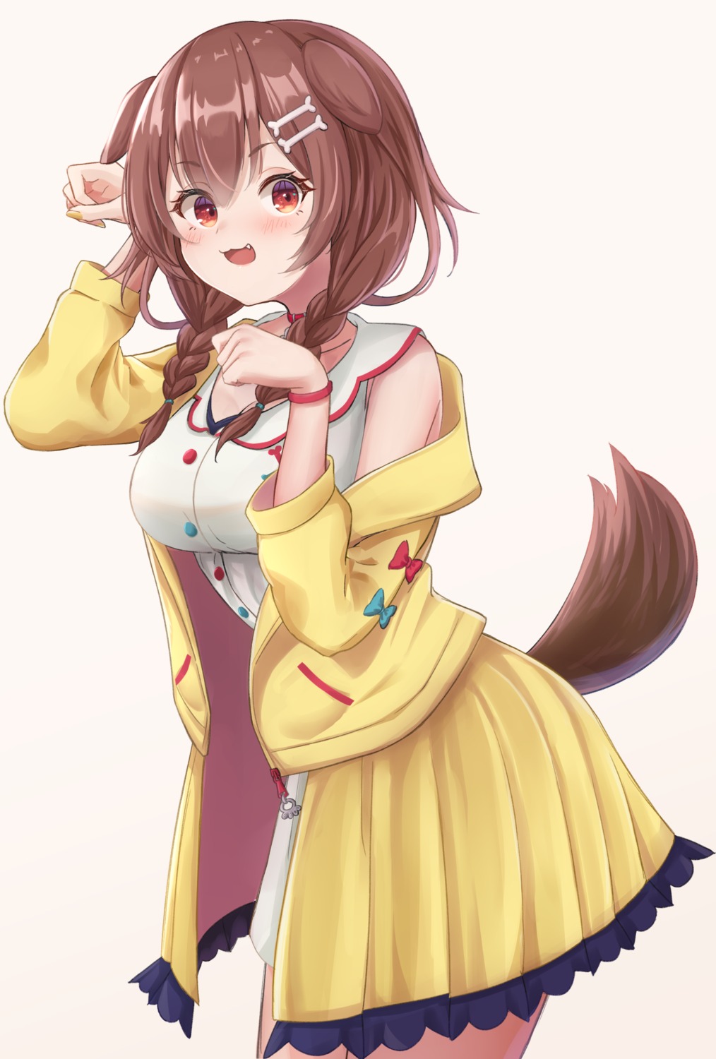 animal_ears higashigure hololive hololive_gamers inugami_korone inumimi tail