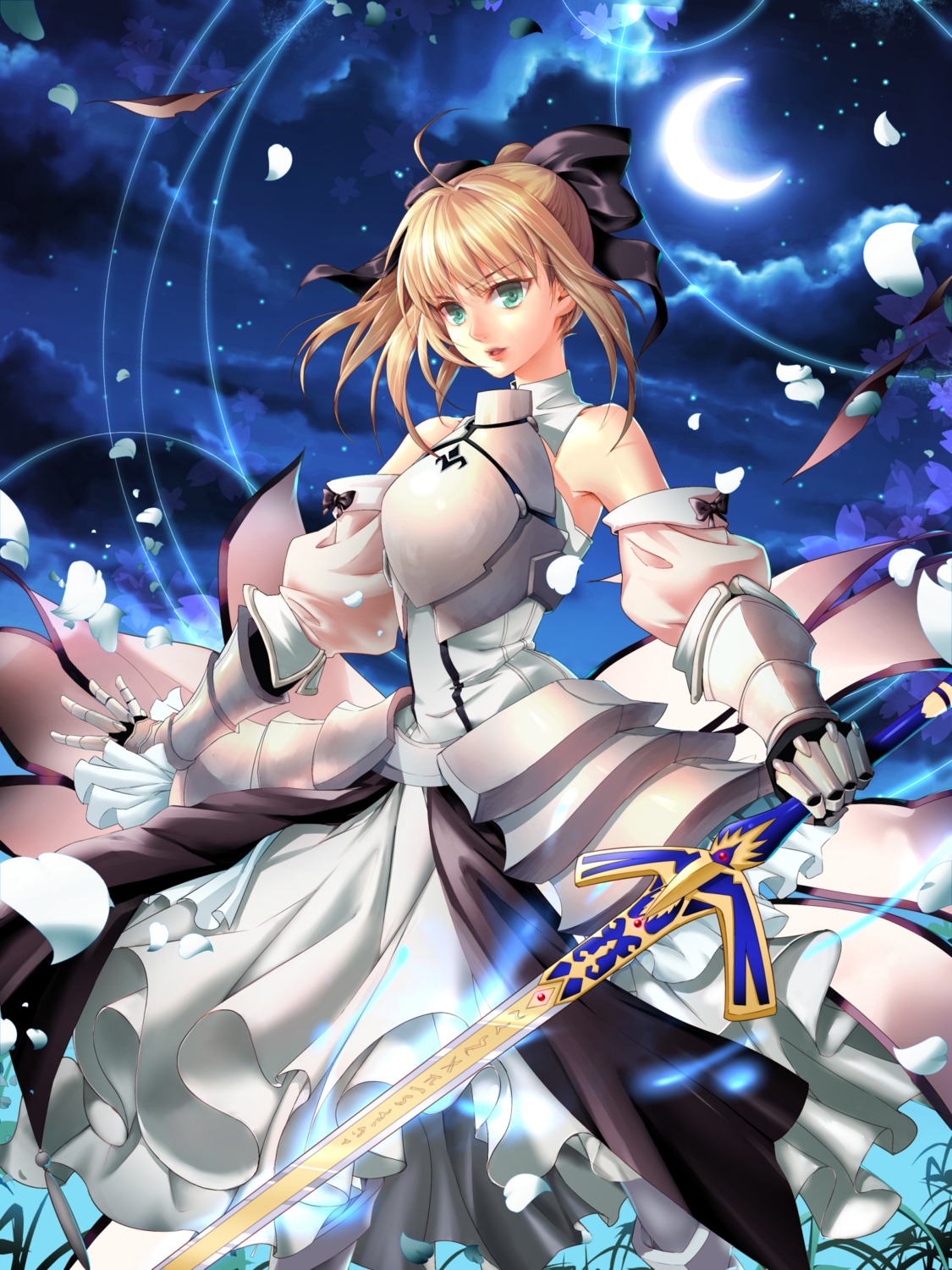 armor dress fate/stay_night fate/unlimited_codes saber saber_lily soucl sword