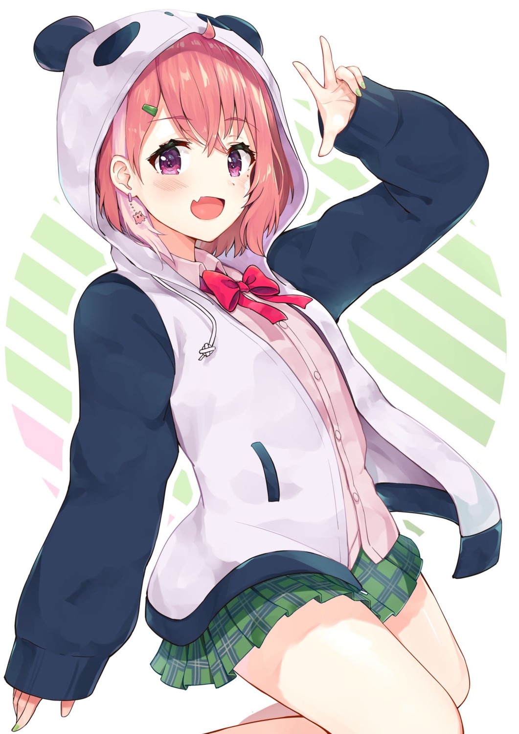 animal_ears nijisanji nijisanji_gamers racchi. sasaki_saku seifuku