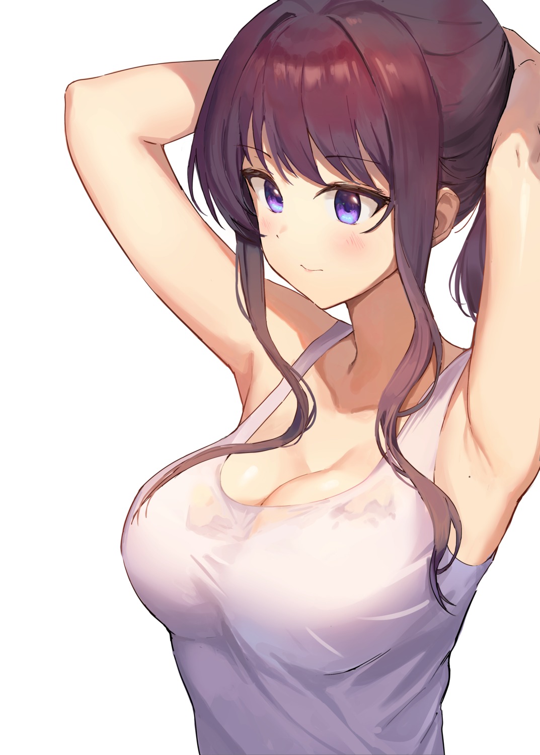 cleavage see_through wet wet_clothes ym_(pixiv2132273)