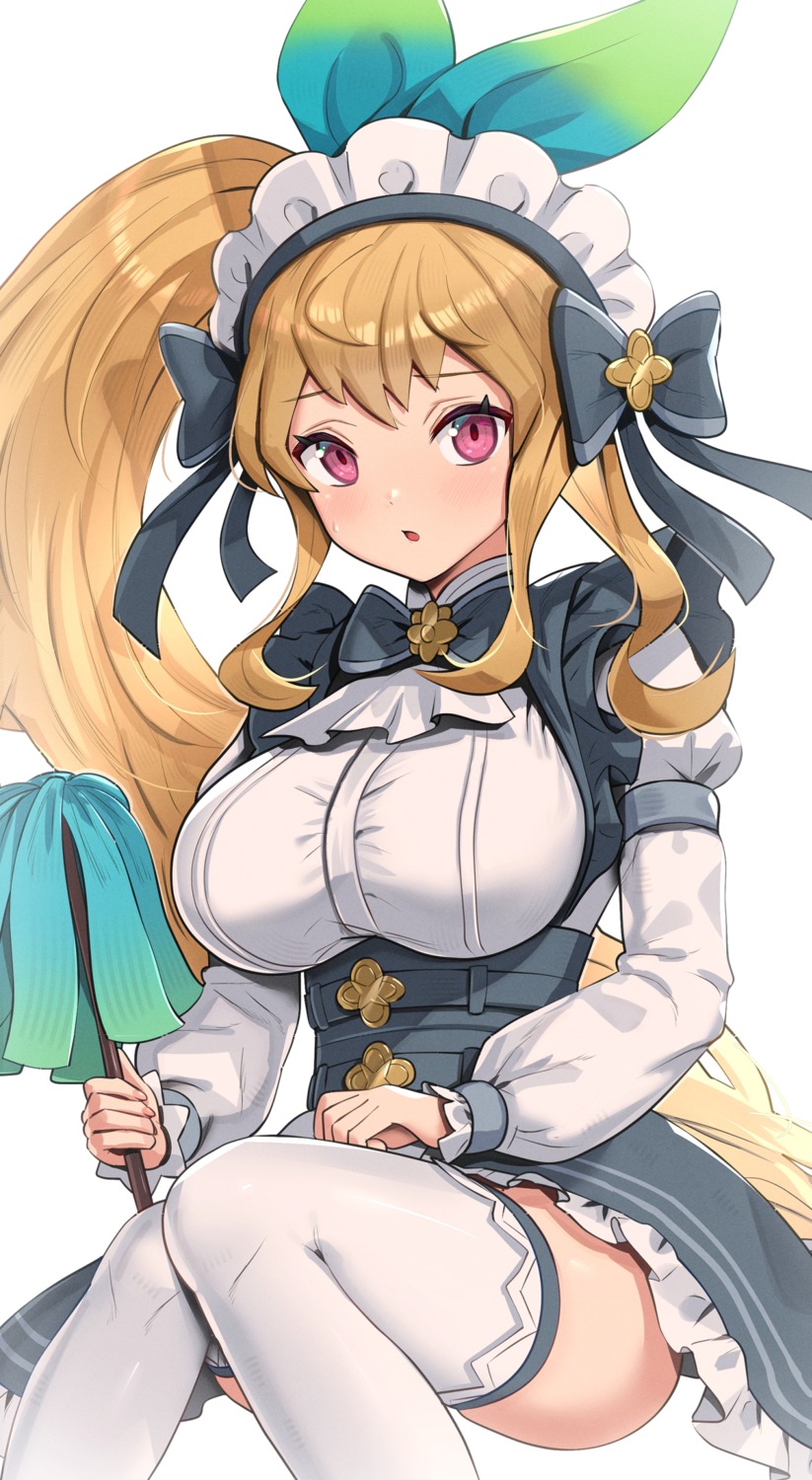 dragalia_lost elisanne gonzarez maid thighhighs