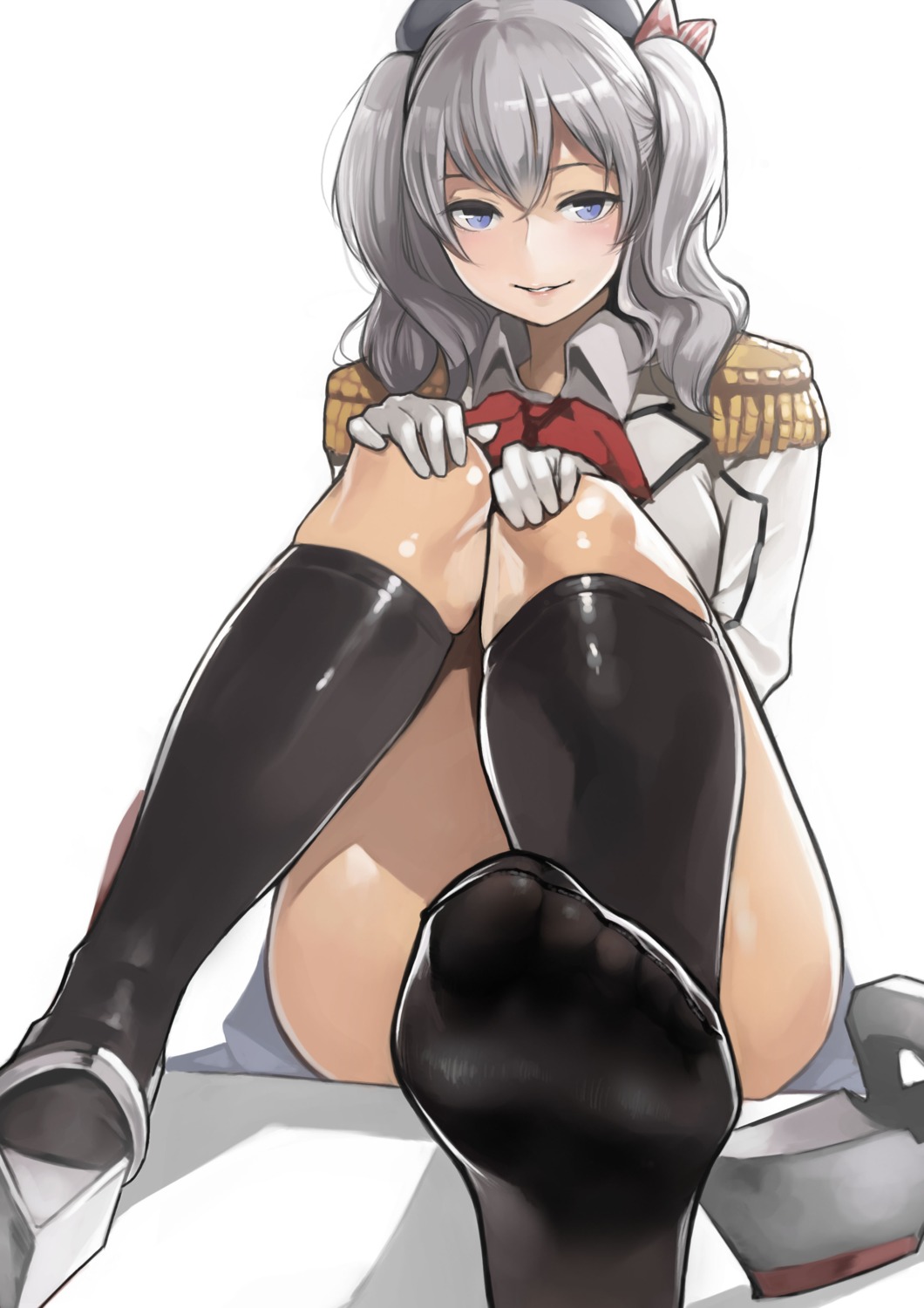 feet kantai_collection kashima_(kancolle) uniform yom