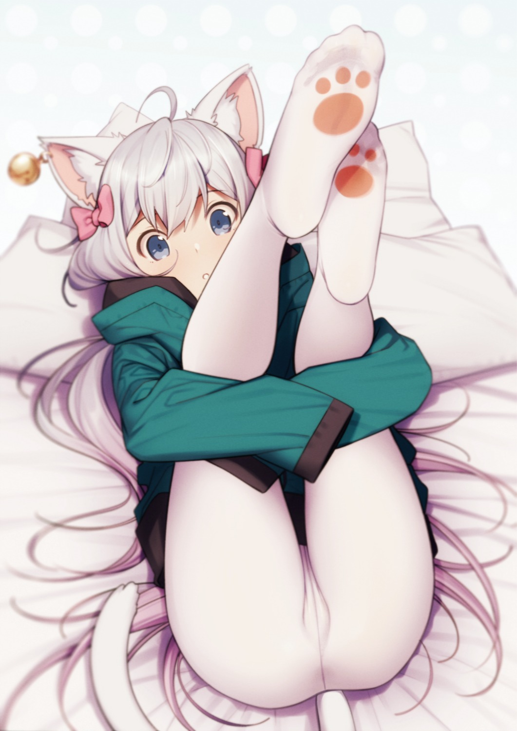 animal_ears cameltoe eromanga-sensei eventh7 feet izumi_sagiri loli nekomimi pantyhose tail