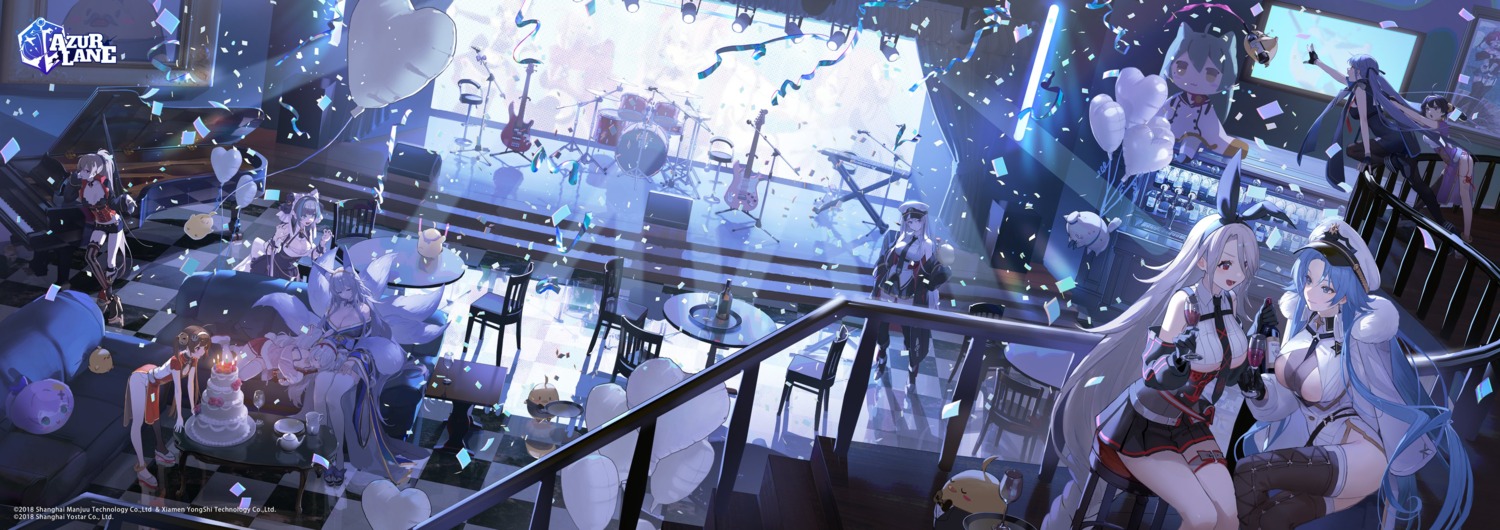 akashi_(azur_lane) animal_ears azur_lane bunny_ears cheshire_(azur_lane) chinadress enterprise_(azur_lane) essex_(azur_lane) garter heels japanese_clothes jean_bart_(azur_lane) kitsune laffey_(azur_lane) lal!role landscape maid manjuu_(azur_lane) nekomimi ning_hai_(azur_lane) no_bra pantyhose ping_hai_(azur_lane) prinz_heinrich_(azur_lane) san_diego_(azur_lane) shinano_(azur_lane) sovetskaya_belorussiya_(azur_lane) stockings tail thighhighs underboob uniform