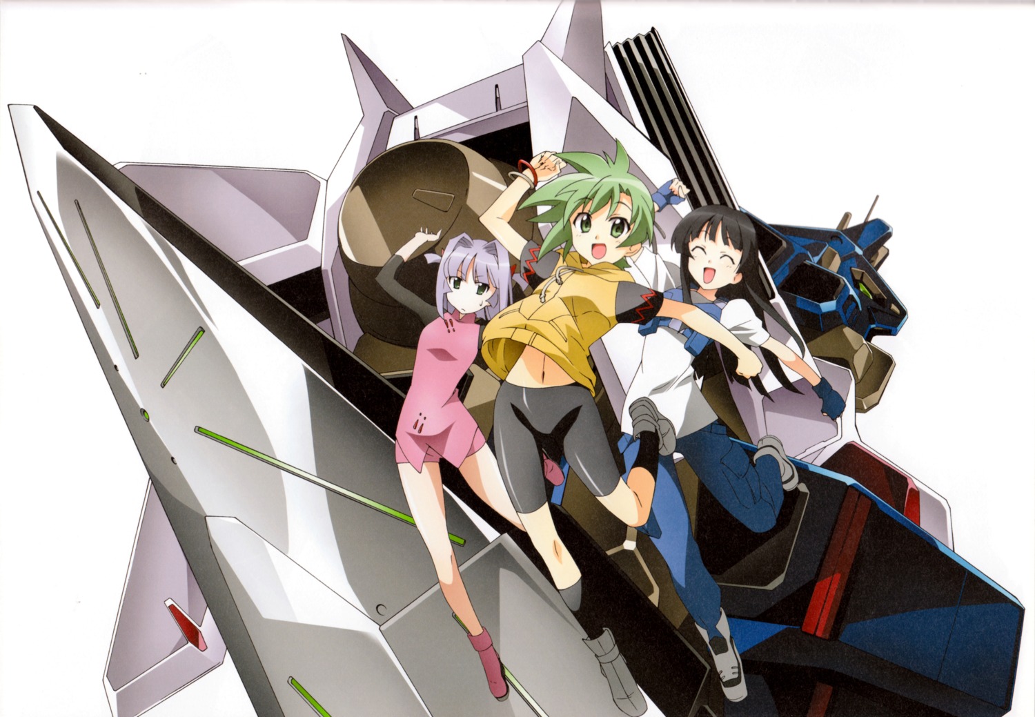 jinki jinki_extend kousaka_rui mecha screening tachibana_elnie tsuzaki_aoba