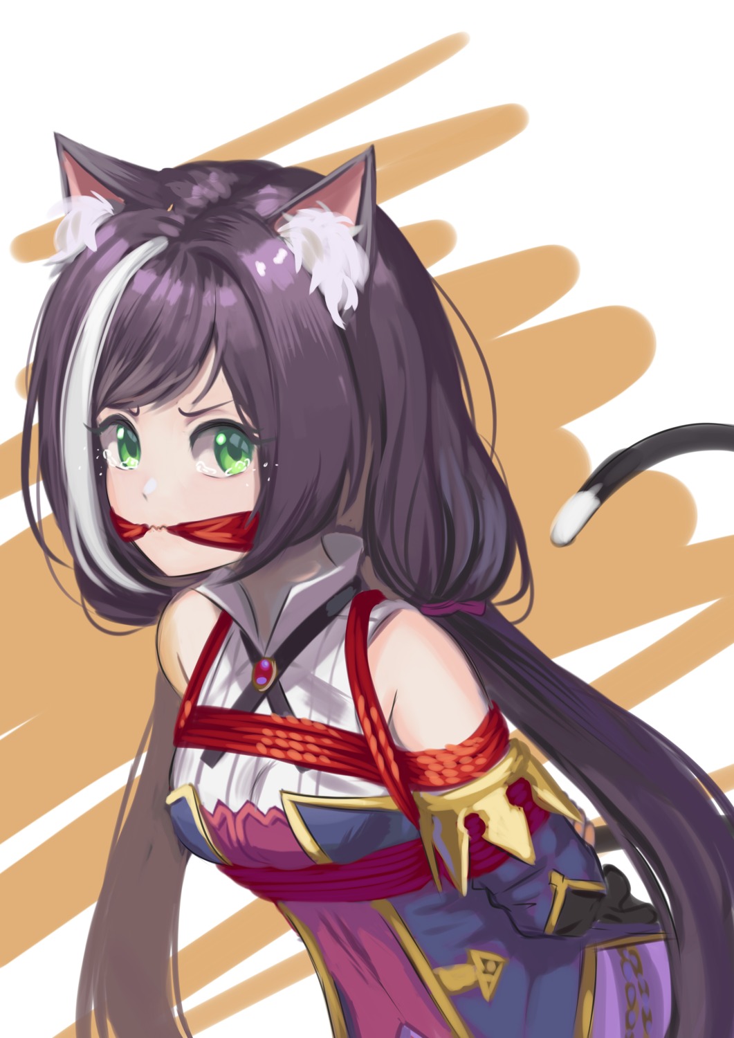 animal_ears bondage cailin020 karyl_(princess_connect) nekomimi princess_connect! princess_connect!_re:dive tail