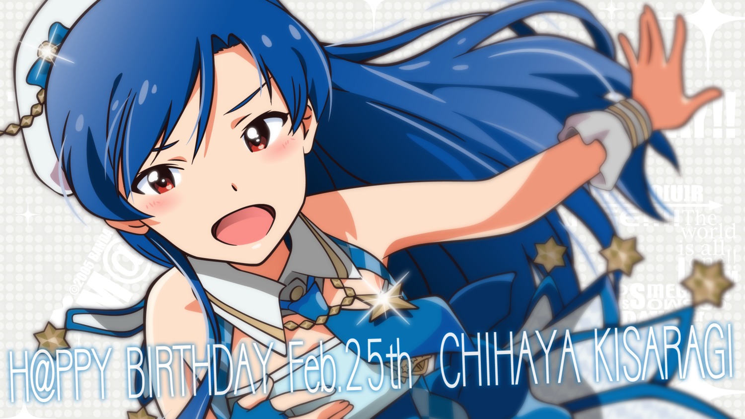 kisaragi_chihaya ni.p the_idolm@ster wallpaper