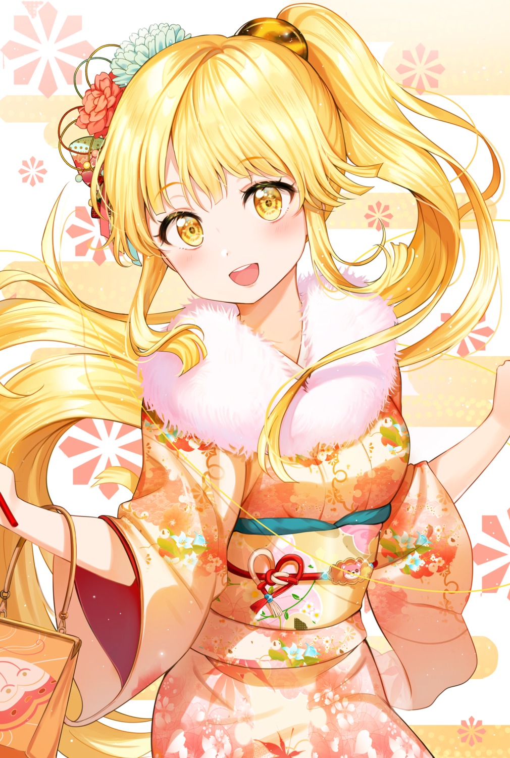 bang_dream! kimono tokkyu tsurumaki_kokoro