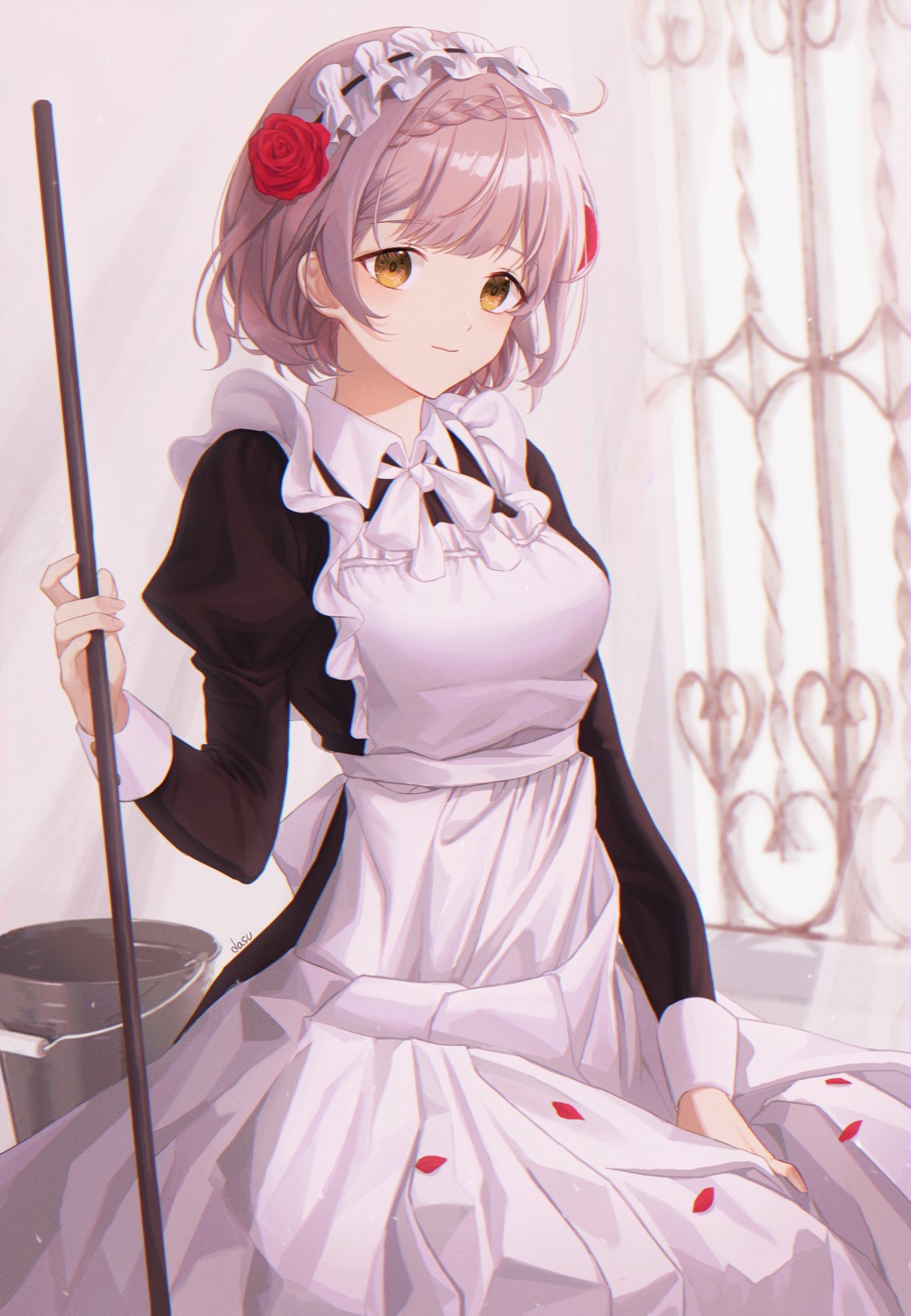 genshin_impact hyun9164 maid noelle_(genshin_impact)