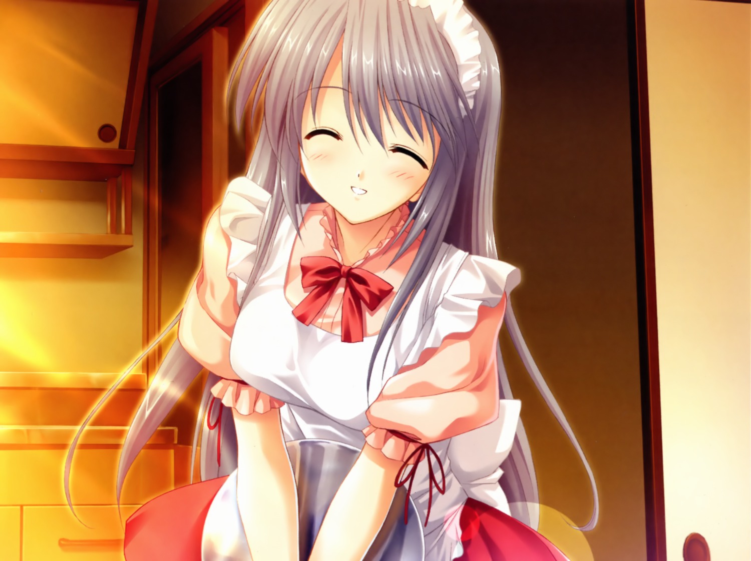 clannad fumio key sakagami_tomoyo tomoyo_after_~it's_a_wonderful_life~ waitress