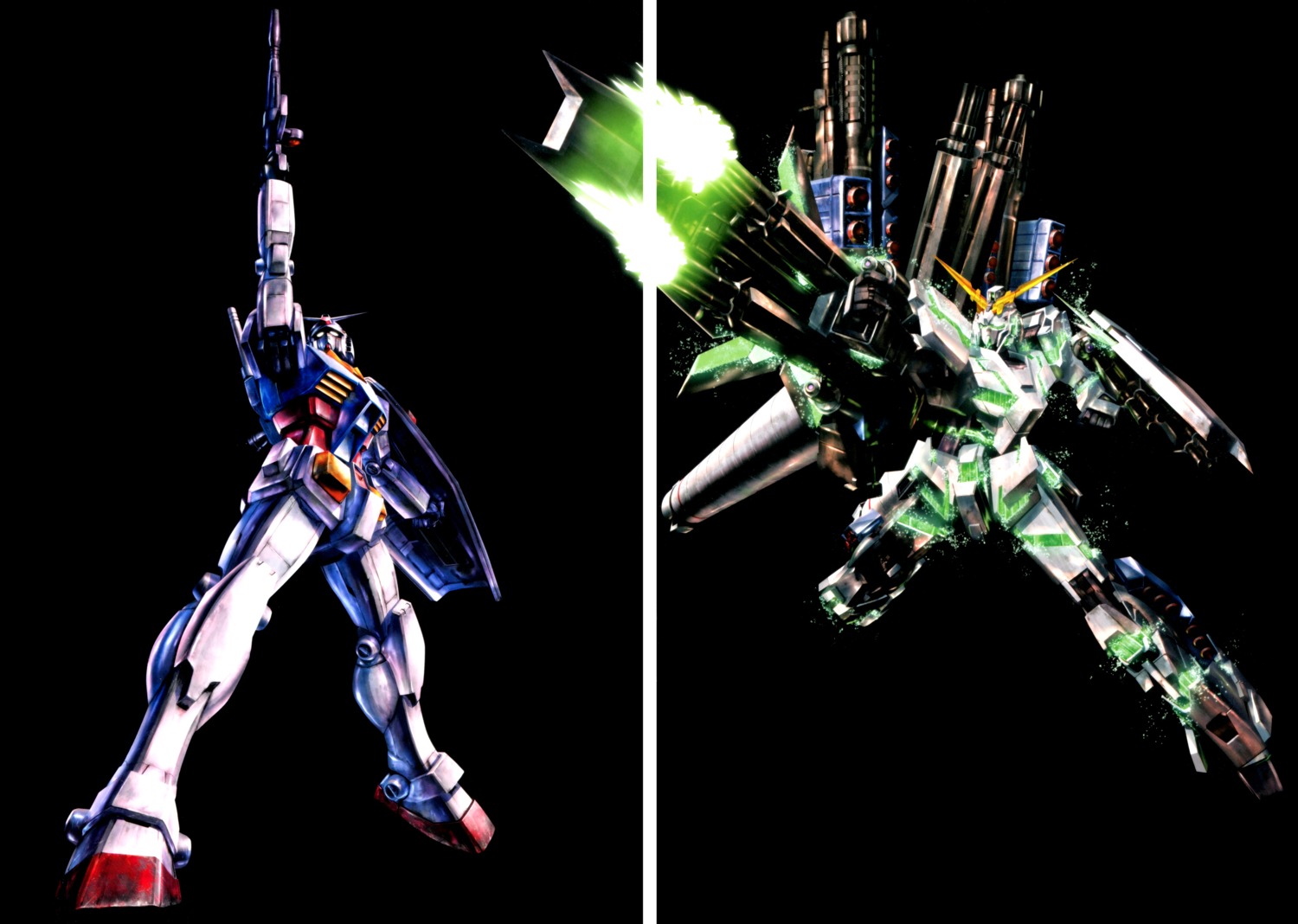 gundam gundam_unicorn mobile_suit_gundam tenjin_hidetaka unicorn_gundam