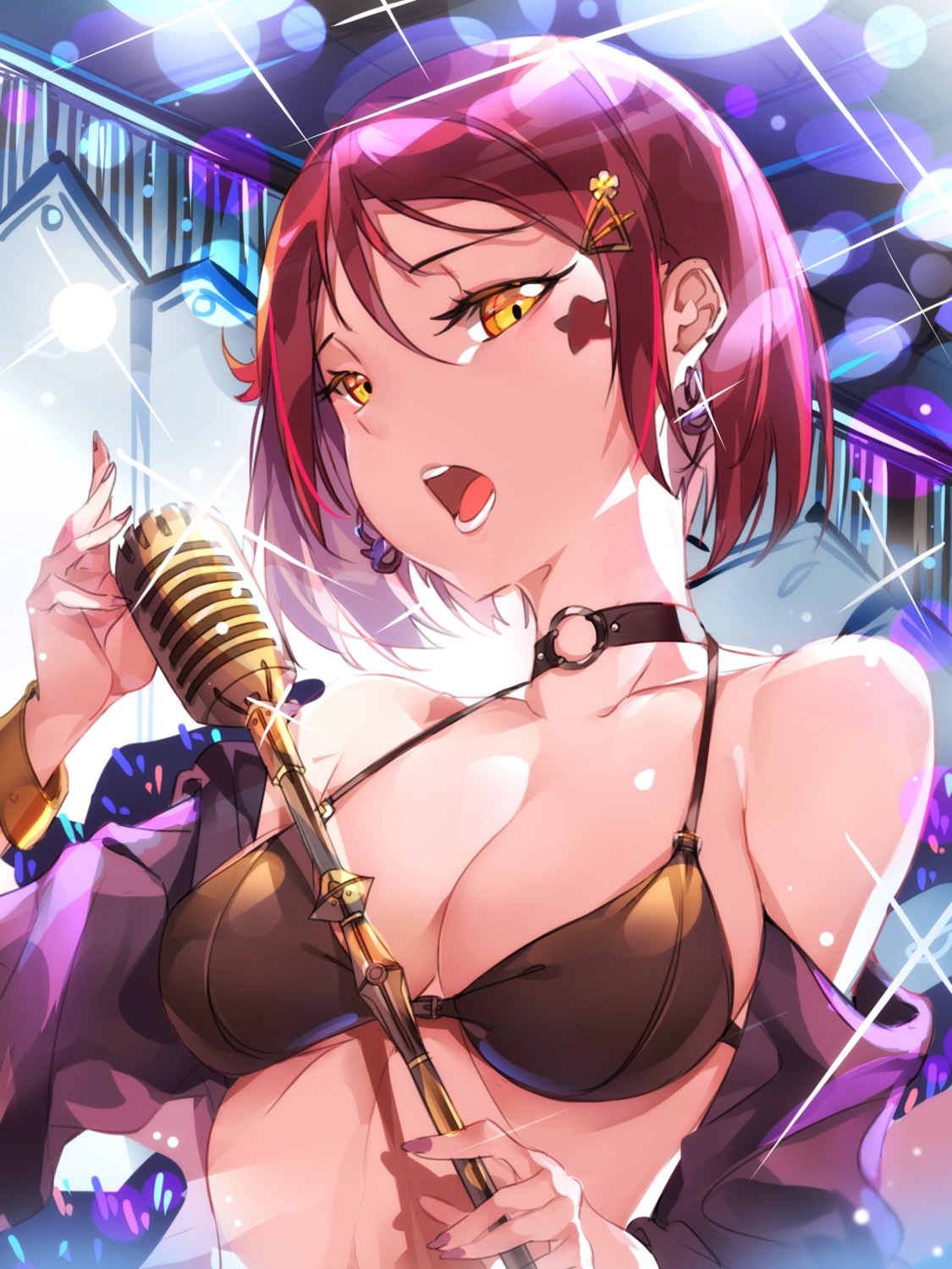 bikini_top cleavage love_live!_sunshine!! sakurauchi_riko swimsuits tem10