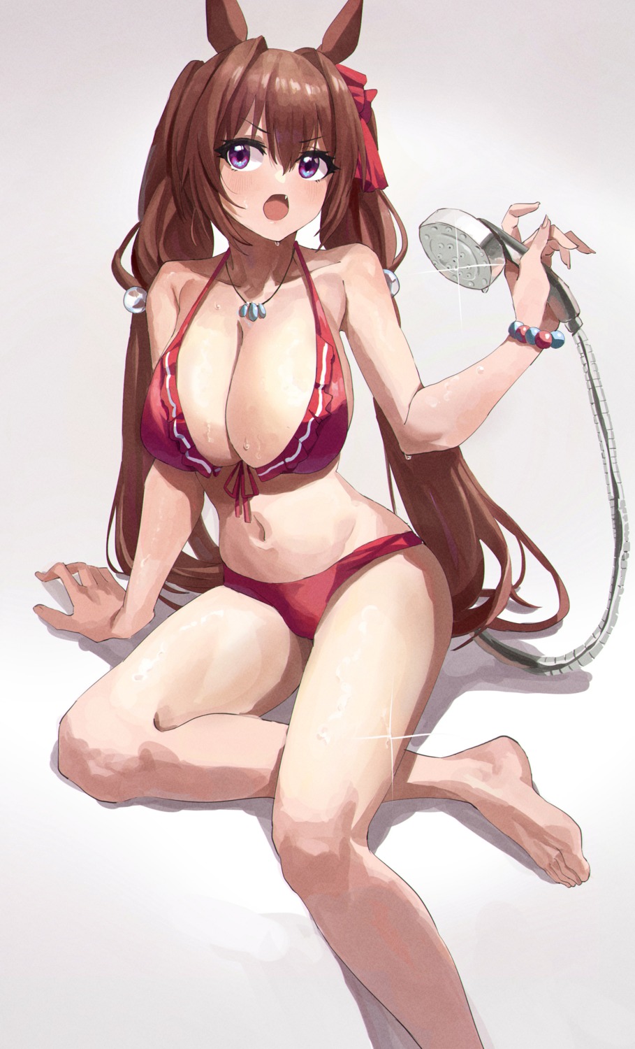 animal_ears bikini daiwa_scarlet_(umamusume) feipin_zhanshi swimsuits uma_musume_pretty_derby