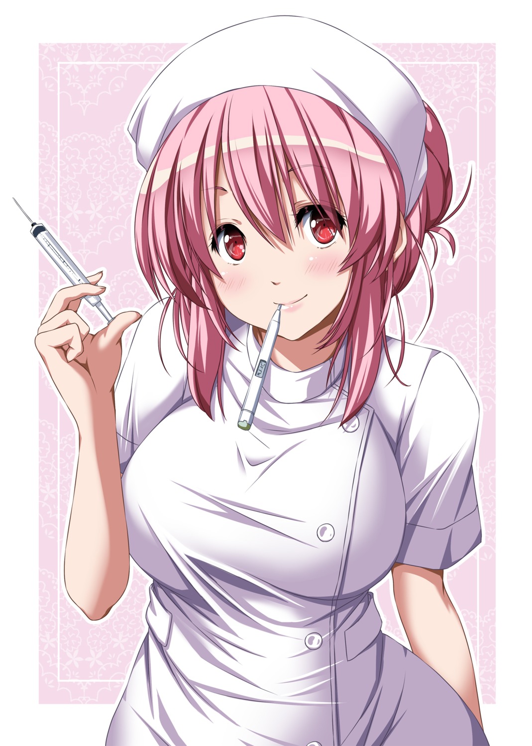 nori_tamago nurse saigyouji_yuyuko touhou