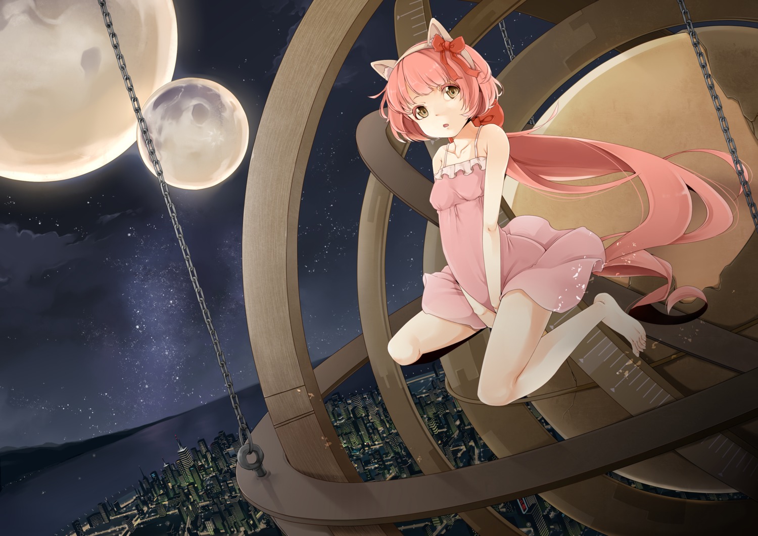 animal_ears nekomimi nekomura_iroha oohashiyou vocaloid