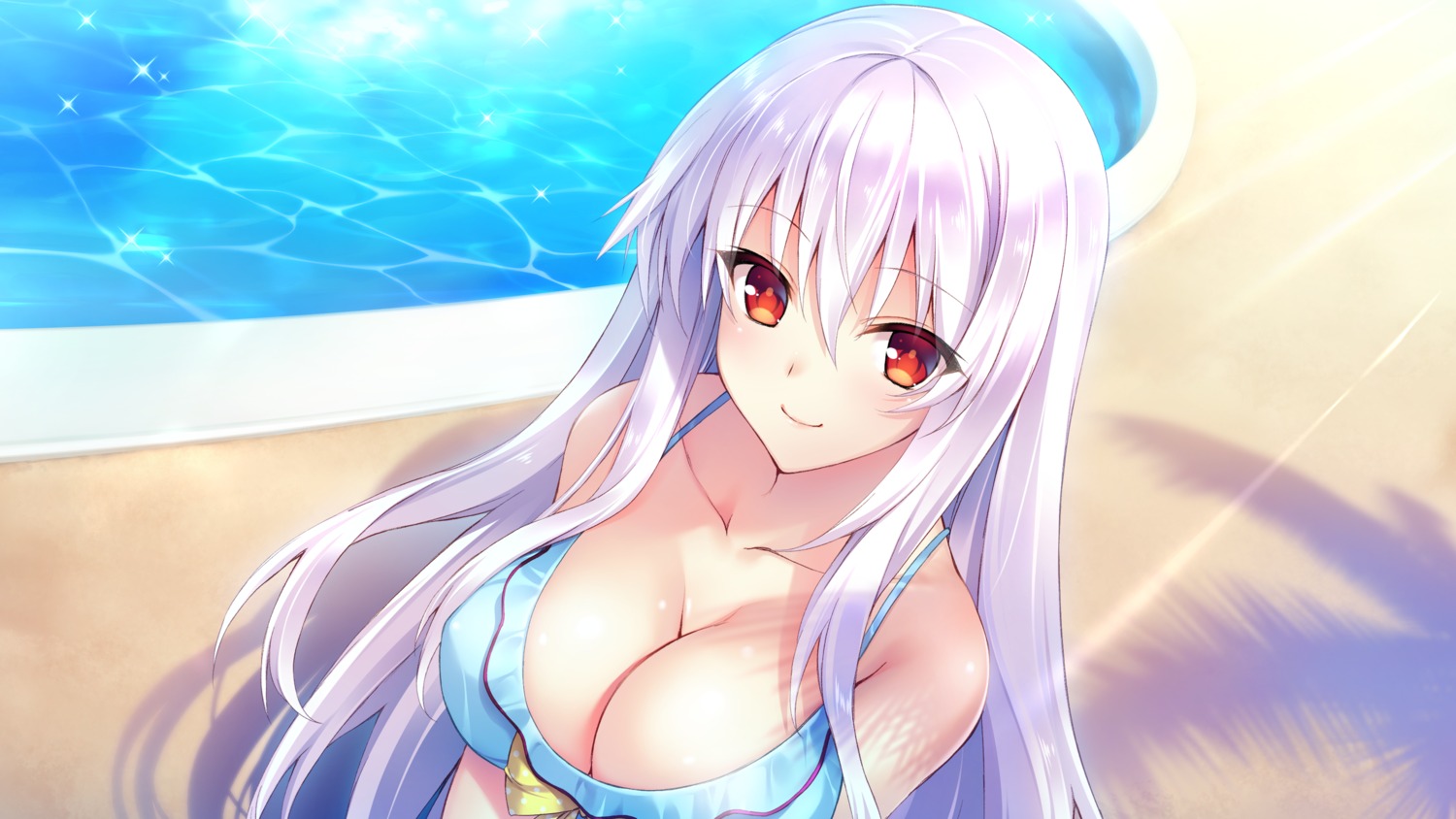 bug_system cleavage farah_perellies game_cg haze_man_-the_local_hero- nakatama_kyou swimsuits