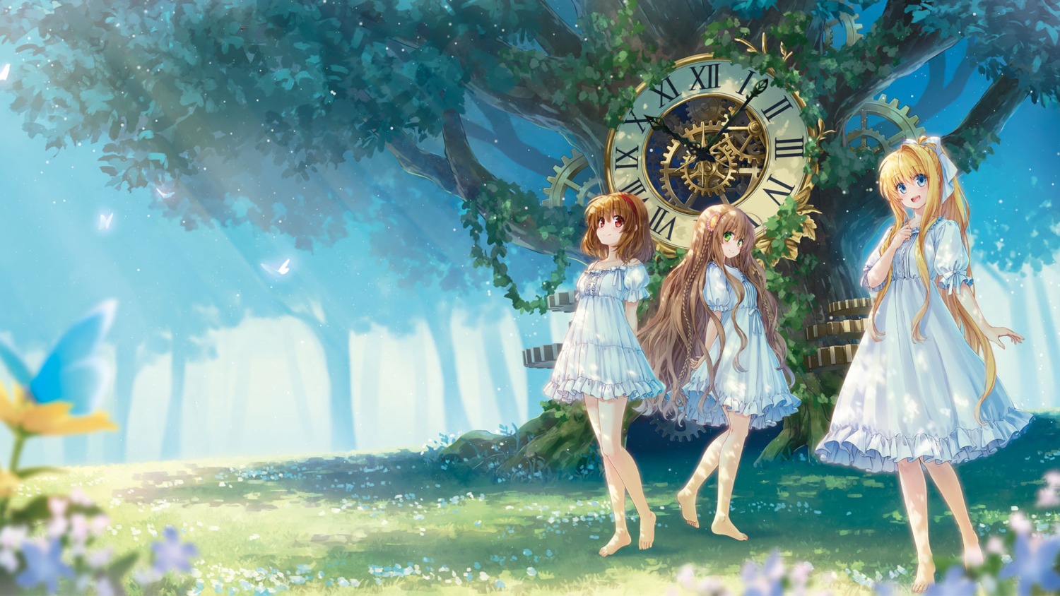 air crossover dress kamio_misuzu kanbe_kotori kanon key landscape rewrite tagme tsukimiya_ayu wallpaper