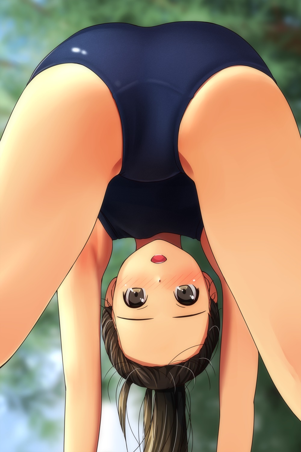 ass loli matsunaga_kouyou school_swimsuit swimsuits tan_lines