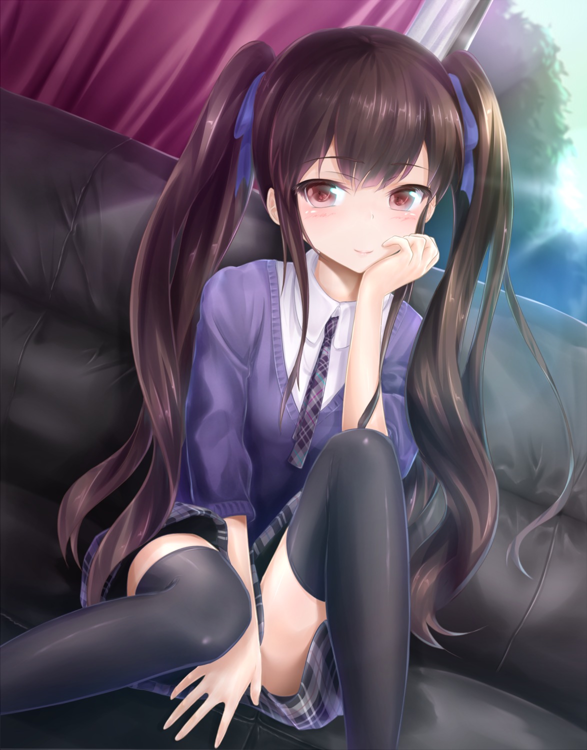 akazawa_izumi another seifuku thighhighs wingheart