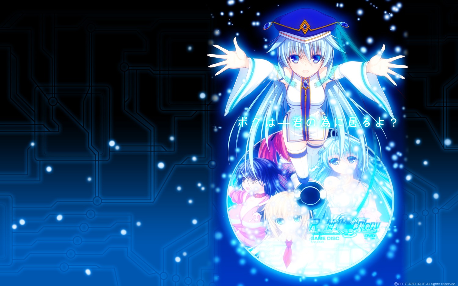 applique asami_asami re:birth_colony_-lost_azurite- thighhighs wallpaper