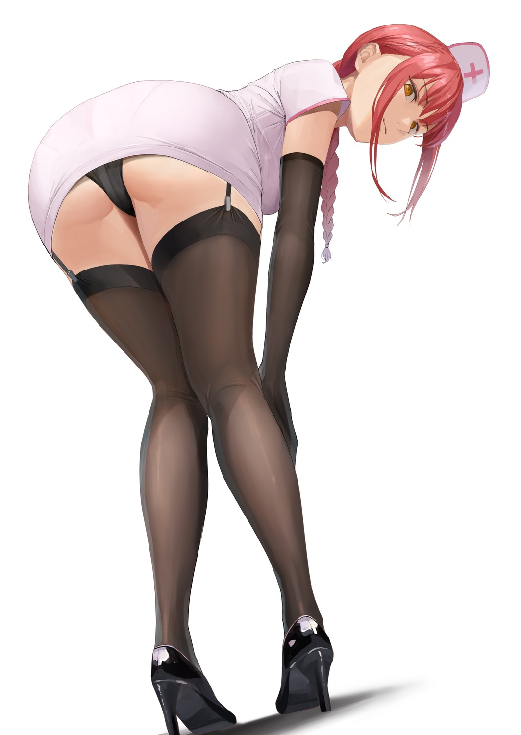 ano_(gccx8784) chainsaw_man heels makima_(chainsaw_man) nurse pantsu stockings thighhighs thong