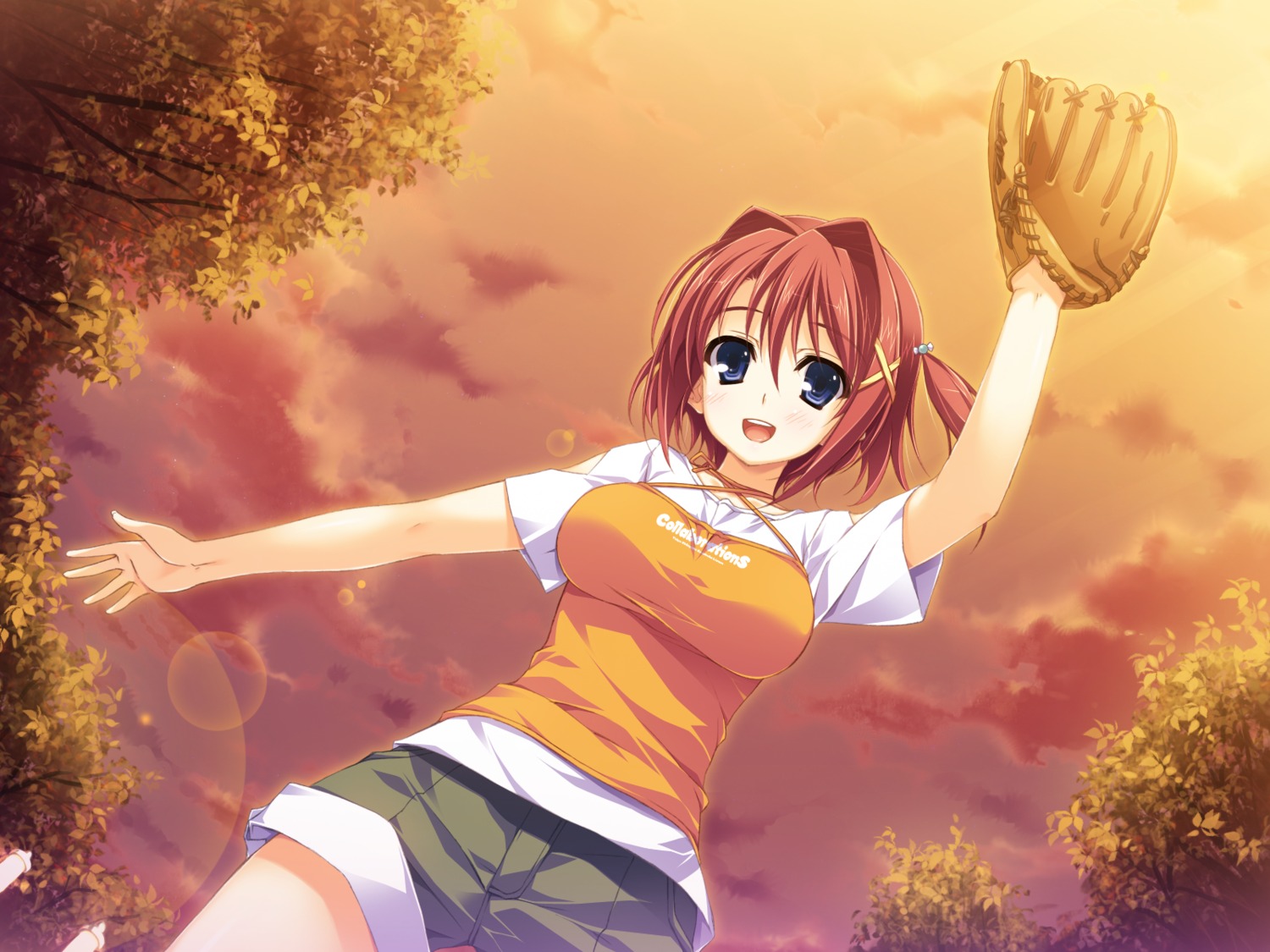 akabeisoft2 baseball game_cg kourin_no_machi_lavender_no_shoujo suzuki_haruka yuuki_hagure