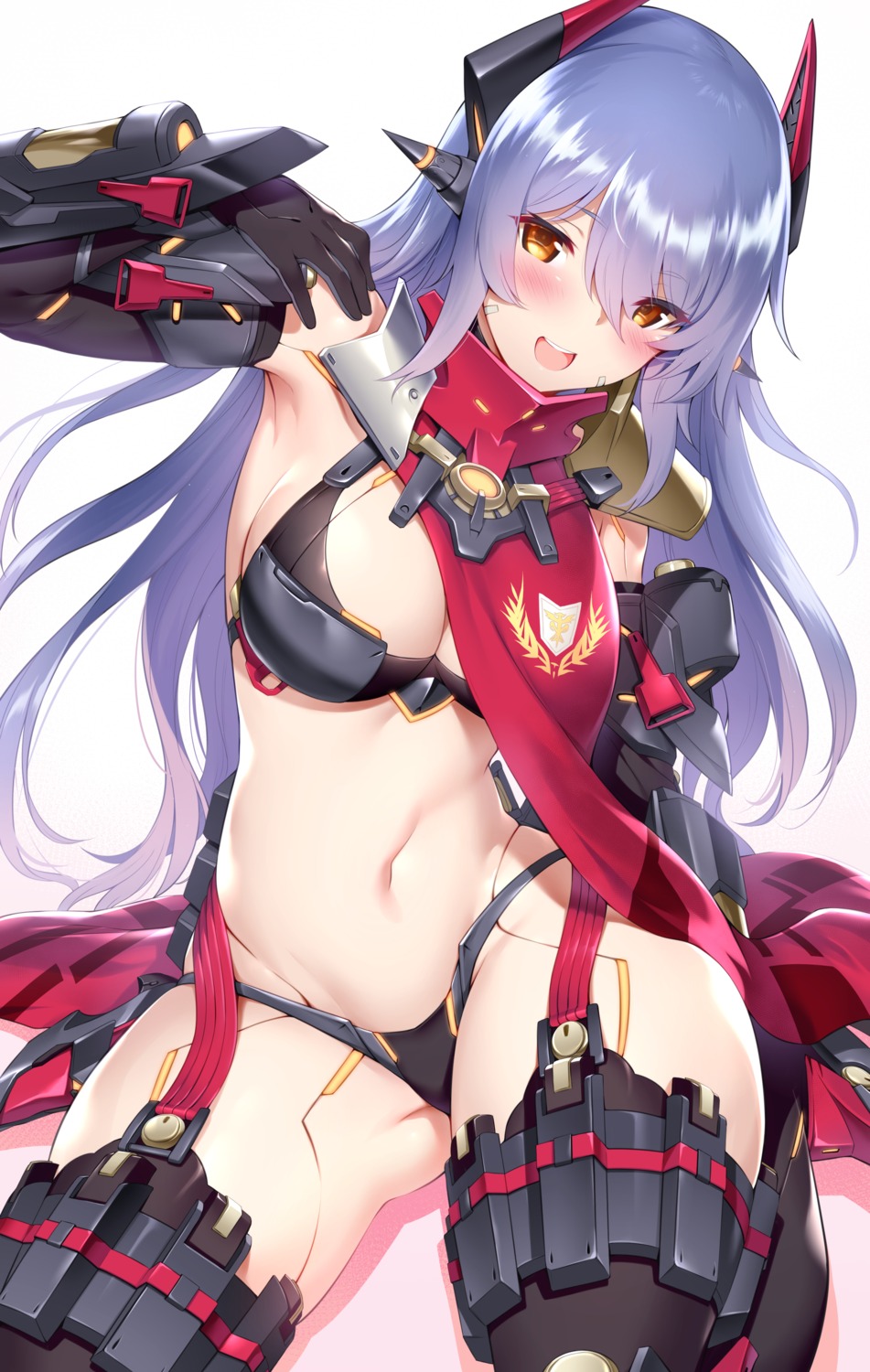 bikini_armor hana_(xenoblade_2) hana_jd mecha_musume rogia stockings thighhighs xenoblade xenoblade_chronicles_2