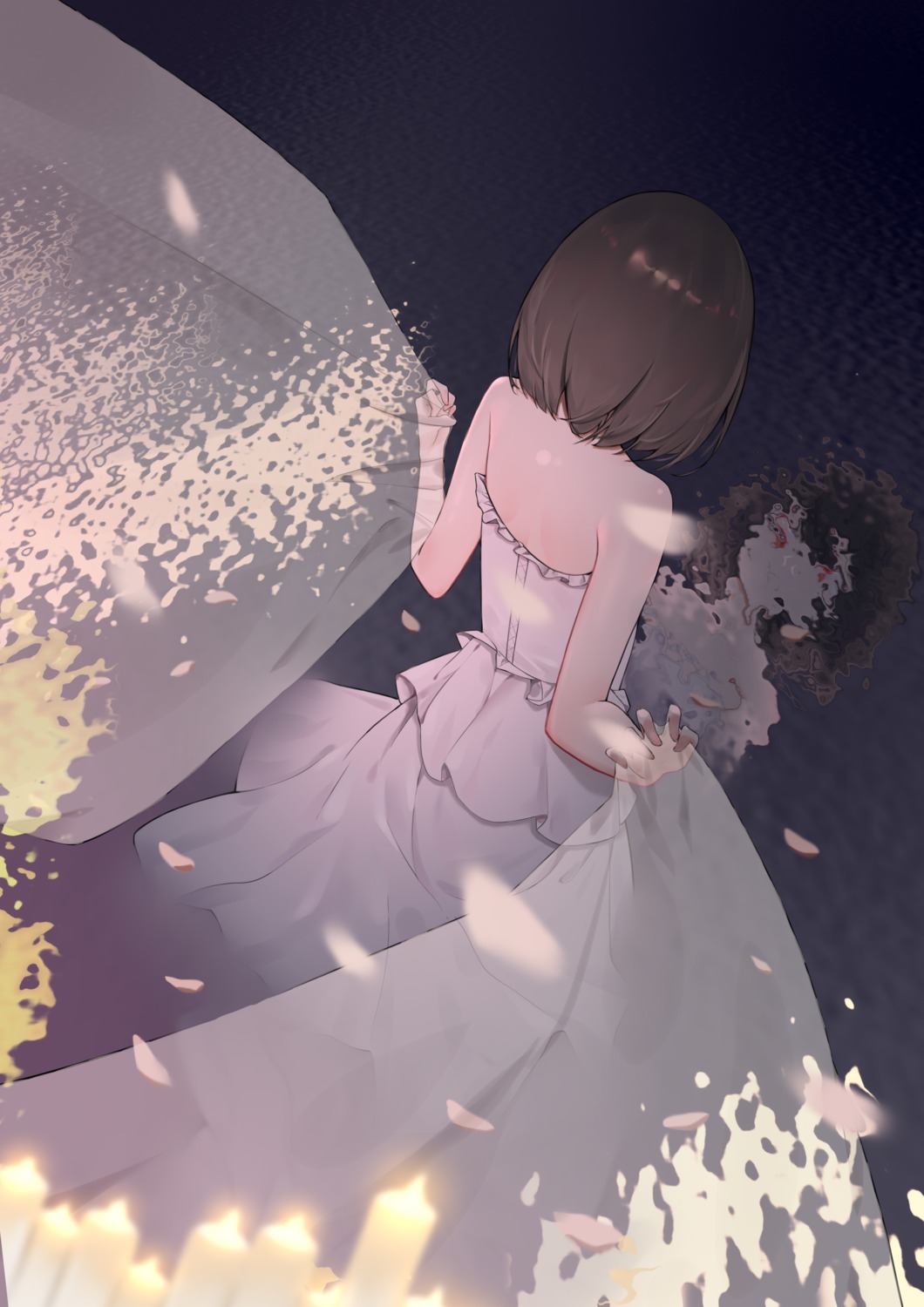 dress kuo_(kuo114514) no_bra see_through wedding_dress