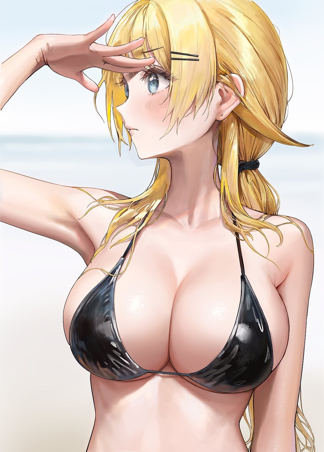 ameyame bikini_top hachimiya_meguru swimsuits the_idolm@ster the_idolm@ster_shiny_colors