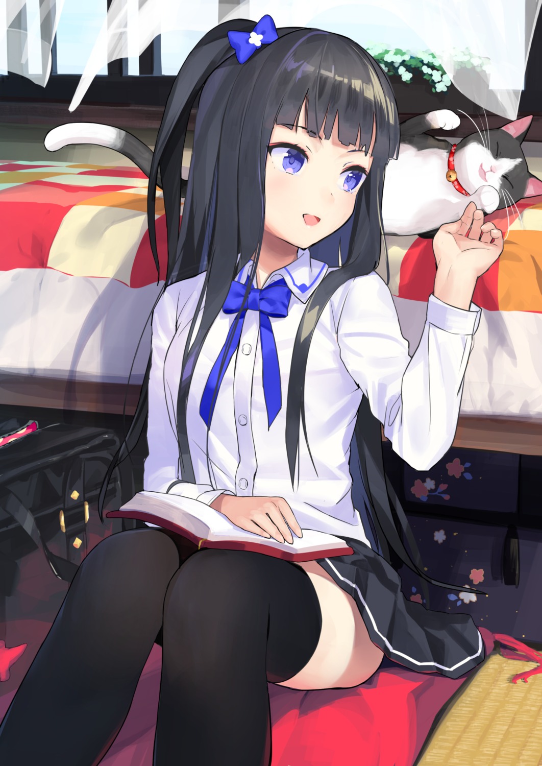 nanotaro neko seifuku thighhighs