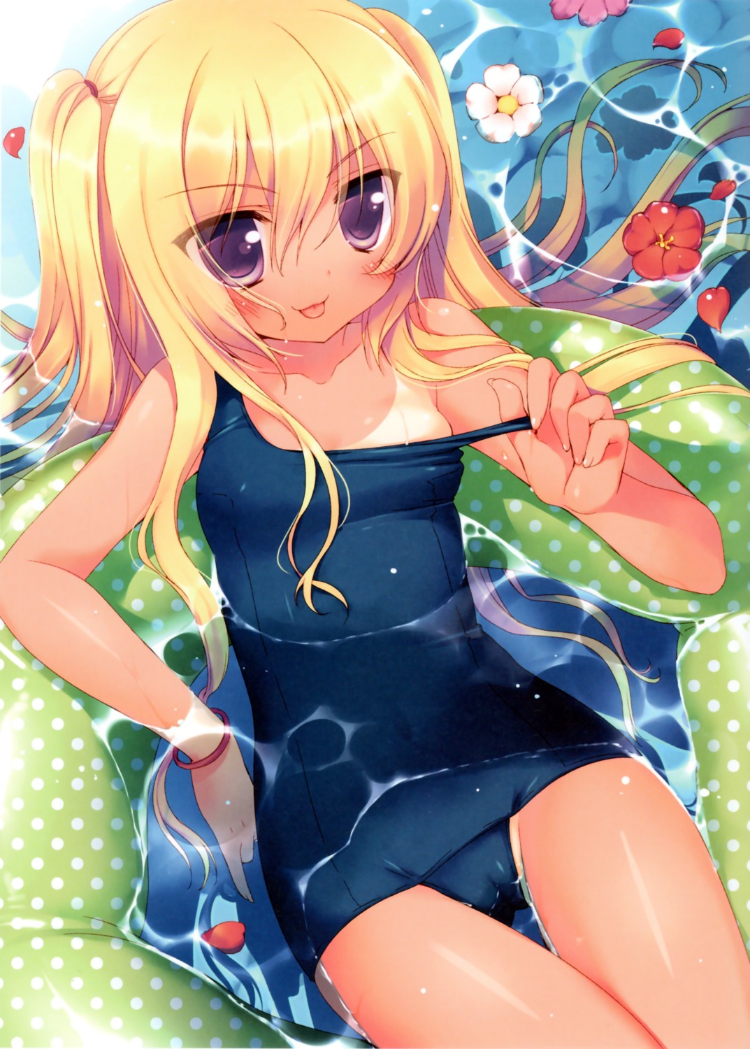 cameltoe ichiri loli scanning_artifacts school_swimsuit swimsuits tan_lines wet