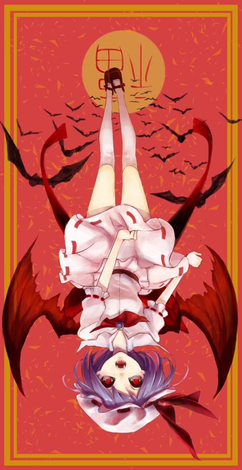 llingeer remilia_scarlet thighhighs touhou wings