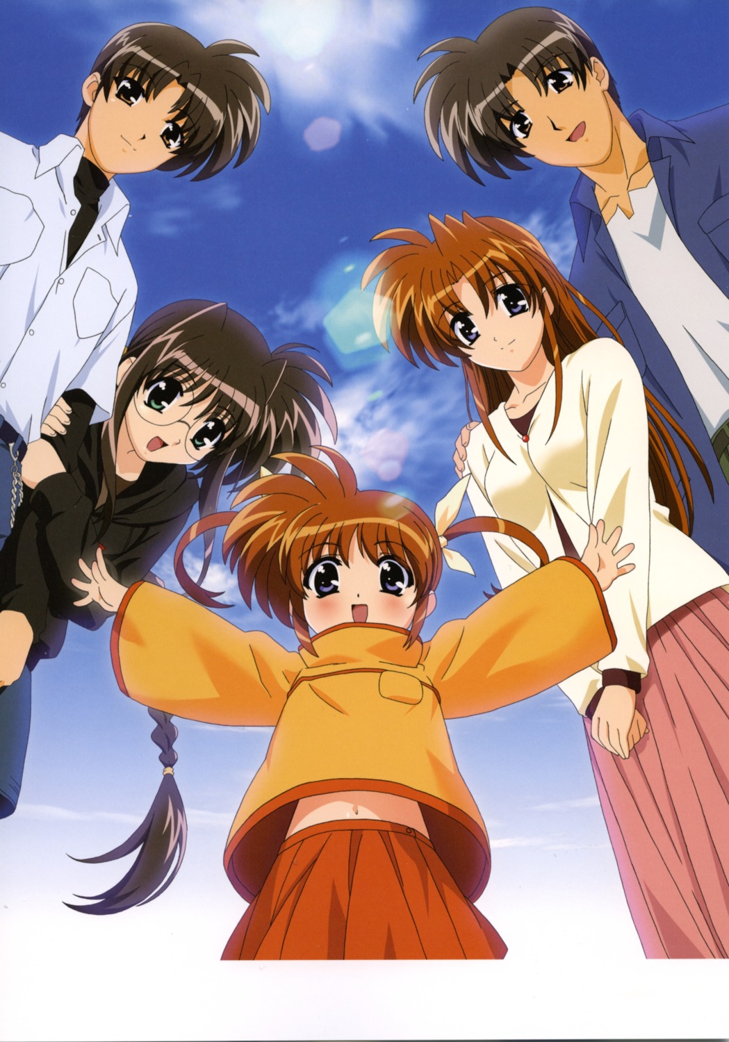 mahou_shoujo_lyrical_nanoha okuda_yasuhiro takamachi_kyoya takamachi_miyuki takamachi_momoko takamachi_nanoha takamachi_shiro