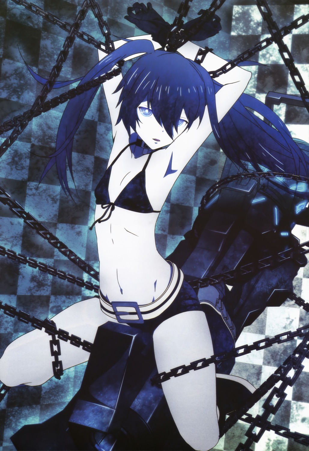 bikini_top black_rock_shooter black_rock_shooter_(character) suzuki_shinichi swimsuits vocaloid