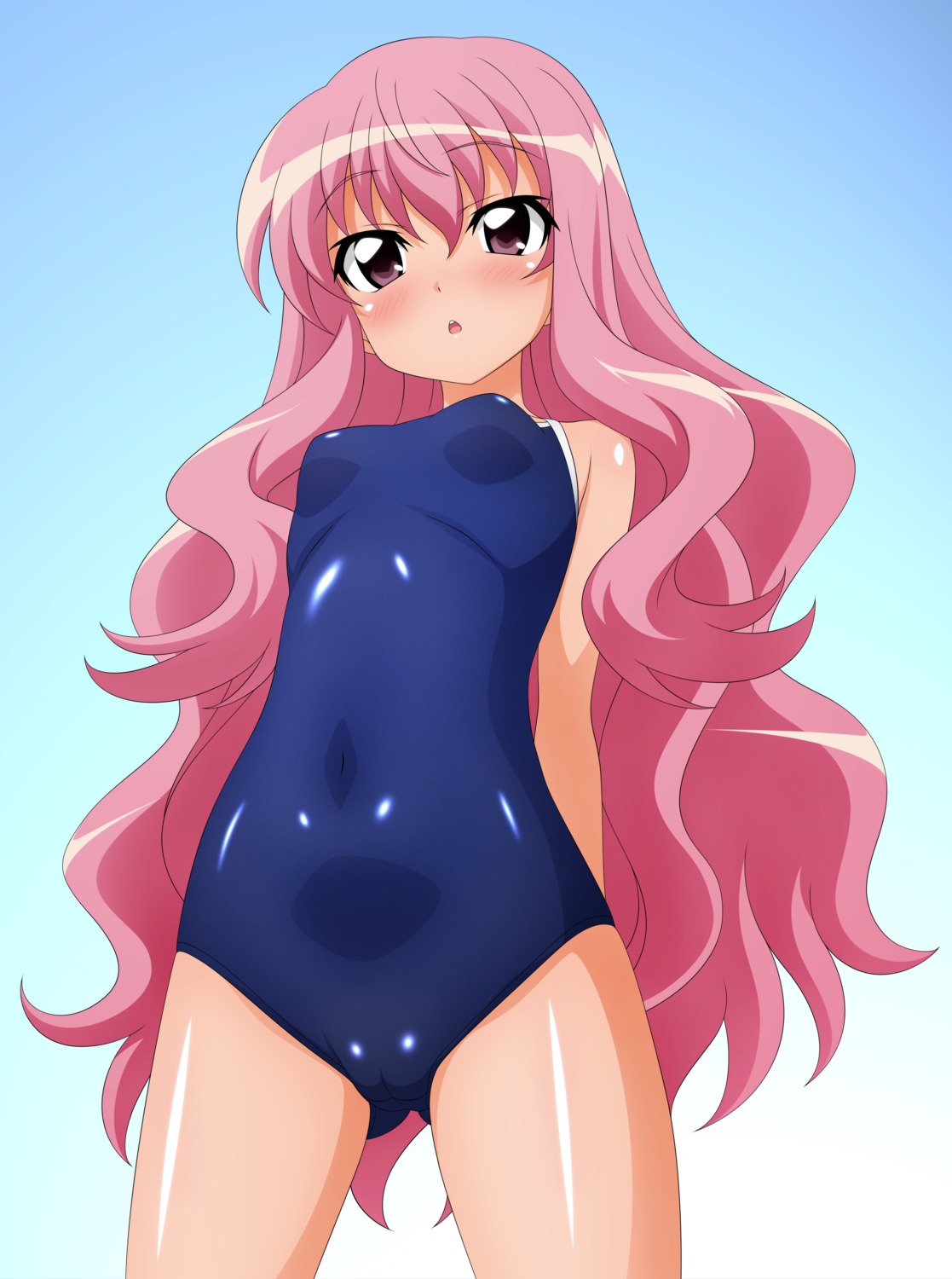 cameltoe loli louise over_drive school_swimsuit swimsuits wave_ride zero_no_tsukaima