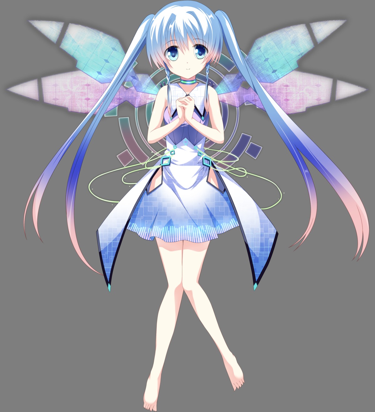 bell_(cocoro@function!) cocoro@function! dress hinata_momo pulltop transparent_png wings