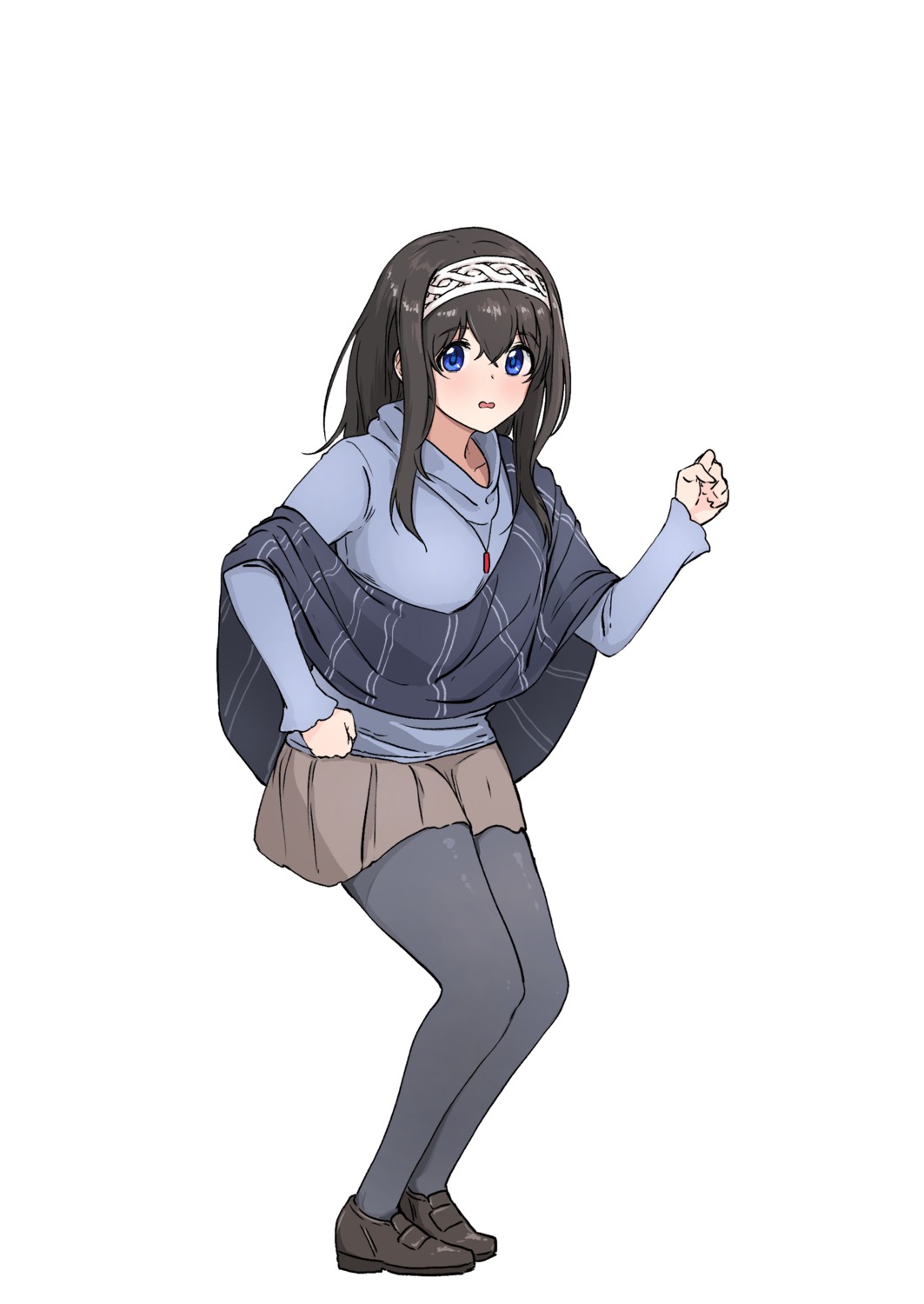 pantyhose sagisawa_fumika sweater the_idolm@ster the_idolm@ster_cinderella_girls ushimochi