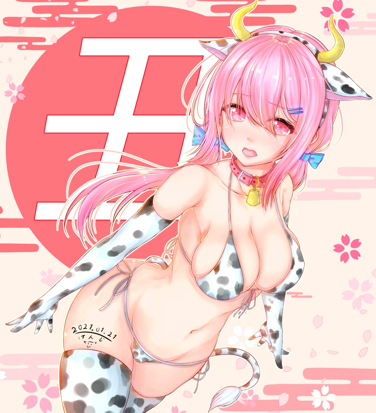 animal_ears bikini cameltoe horns swimsuits tagme tail thighhighs