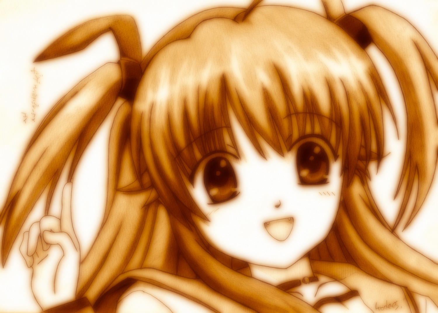 angel_beats! godees monochrome yui_(angel_beats!)