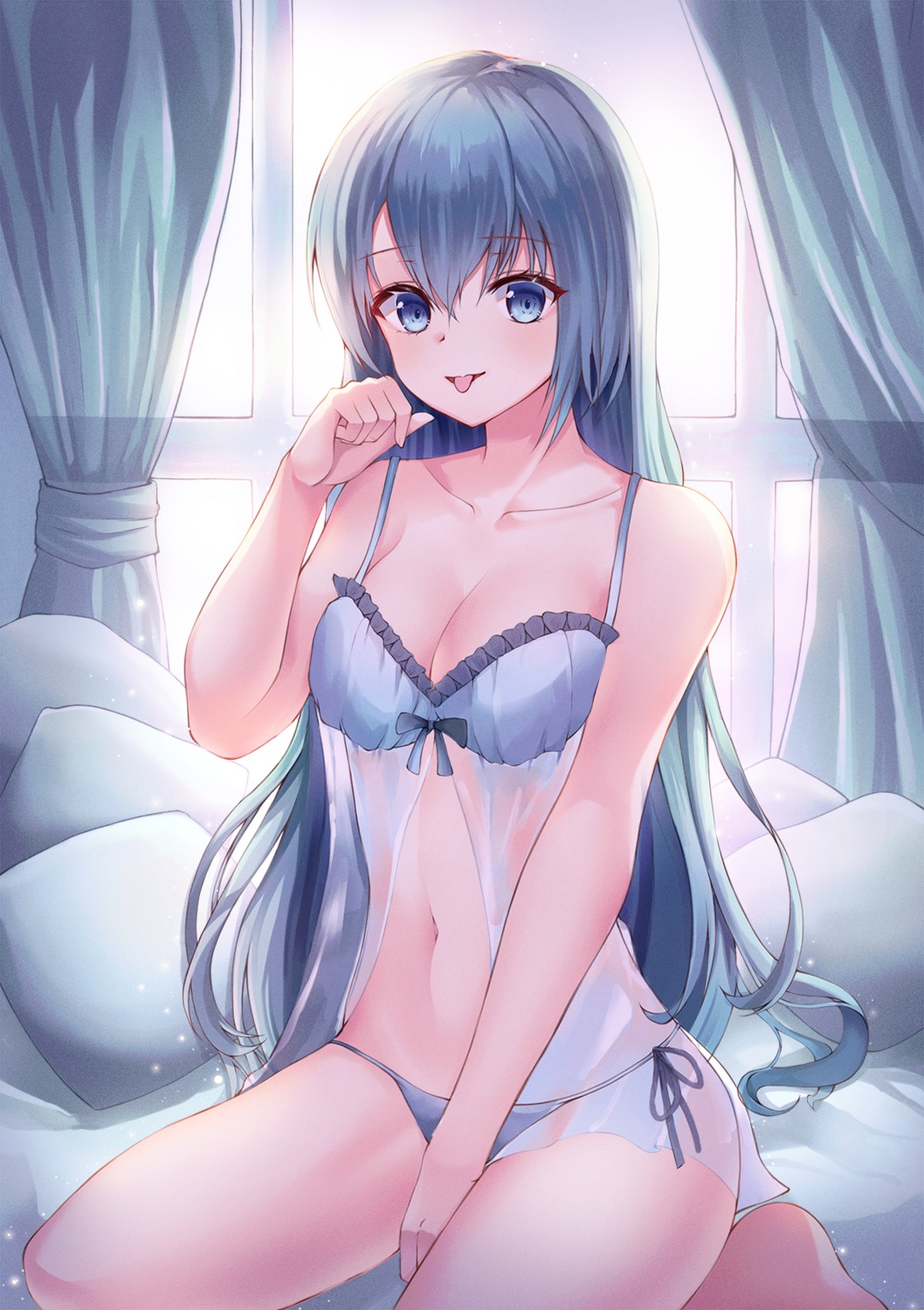 cleavage doroshi hatsune_miku lingerie pantsu see_through string_panties vocaloid