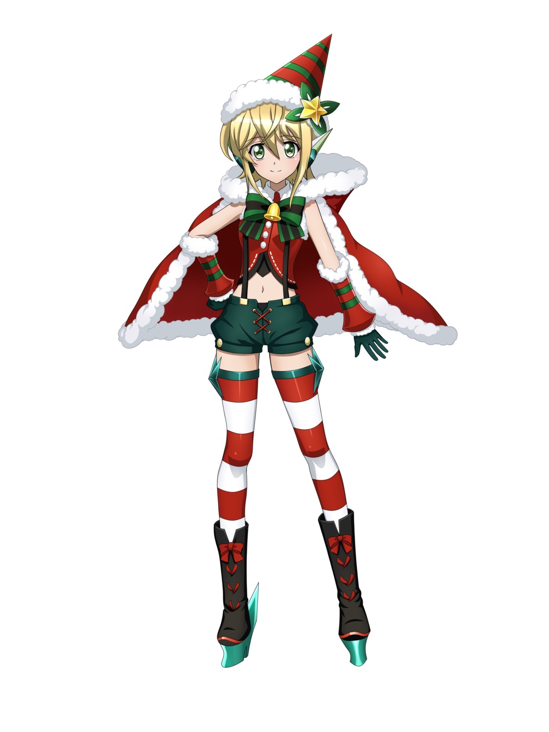 christmas kaneko_akifumi senki_zesshou_symphogear thighhighs