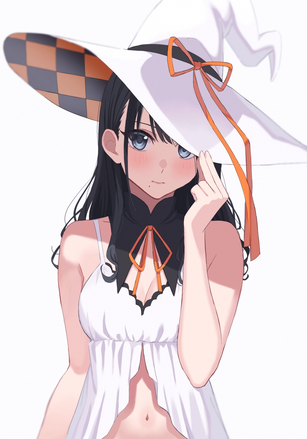 0-toki cleavage halloween kazano_hiori lingerie the_idolm@ster the_idolm@ster_shiny_colors witch