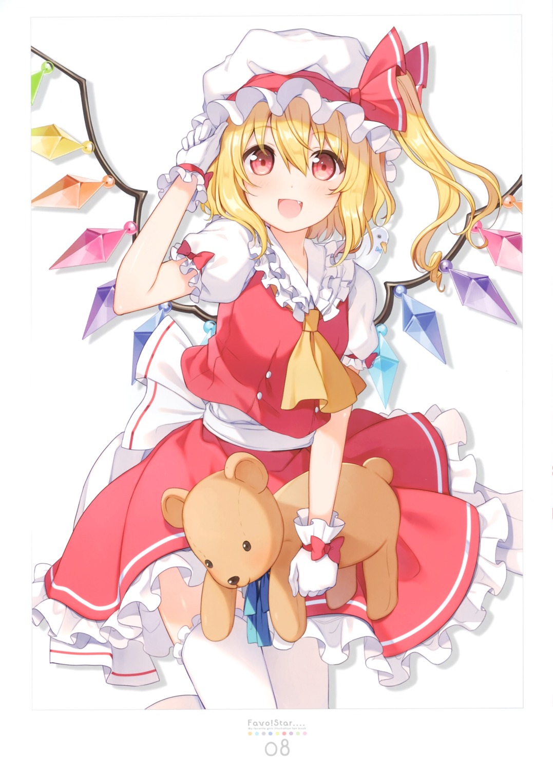 6u eternal_land flandre_scarlet thighhighs touhou wings